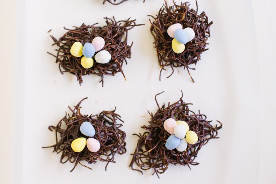 eggs in a chocolate nest recipe