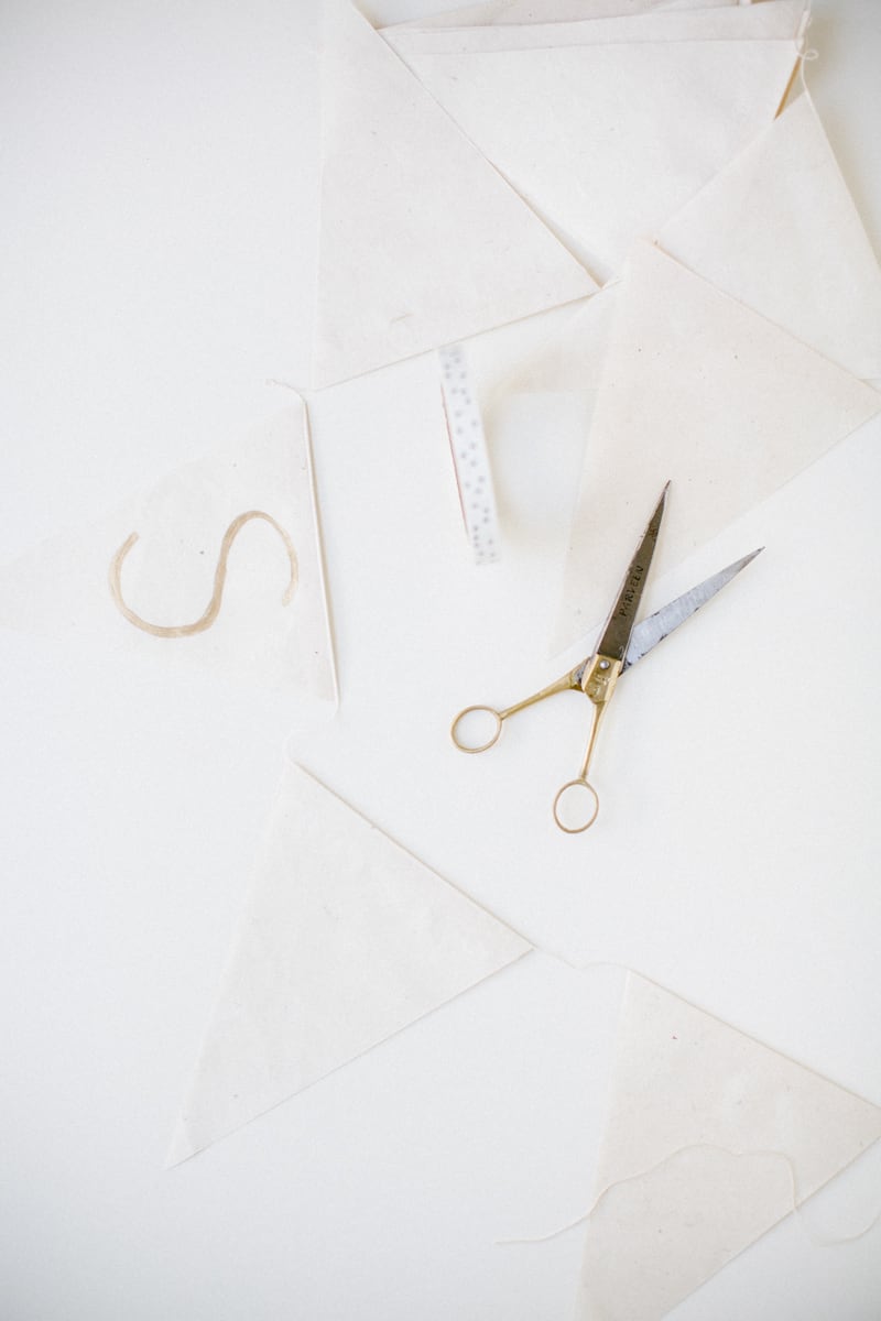 DIY "a sunny sunday" bunting | sugarandcloth.com