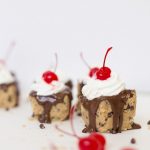 Frozen Chocolate Chip Cookie Dough Sundaes! -Sugar and Cloth