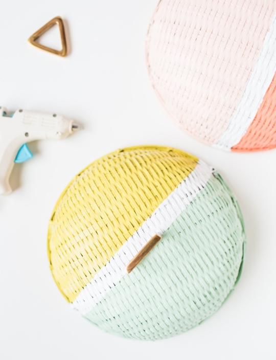 DIY colorblock food domes | sugarandcloth.com