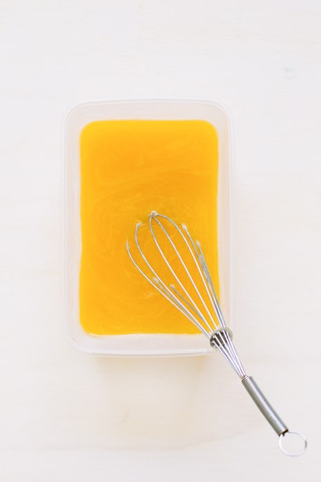 mango flavored gelatin mix | sugarandcloth.com