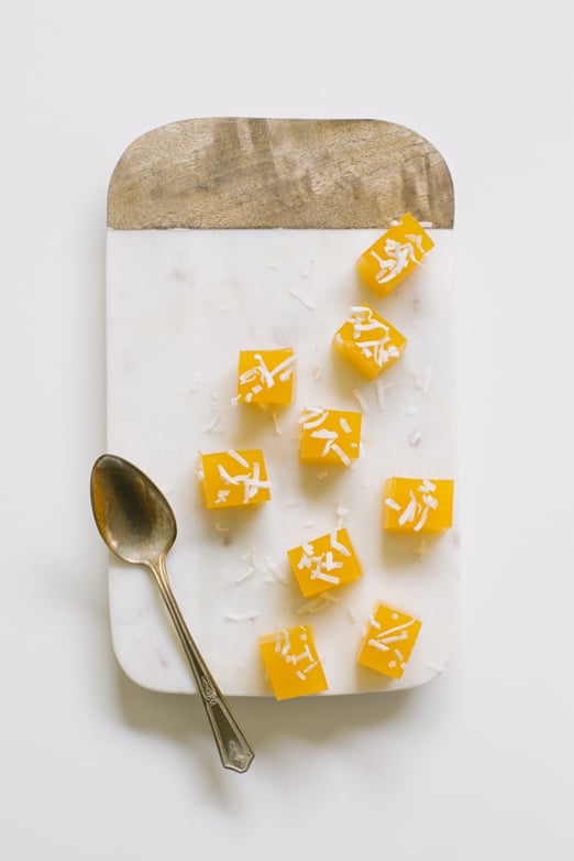 perfect summer fruit salad mango jello bites