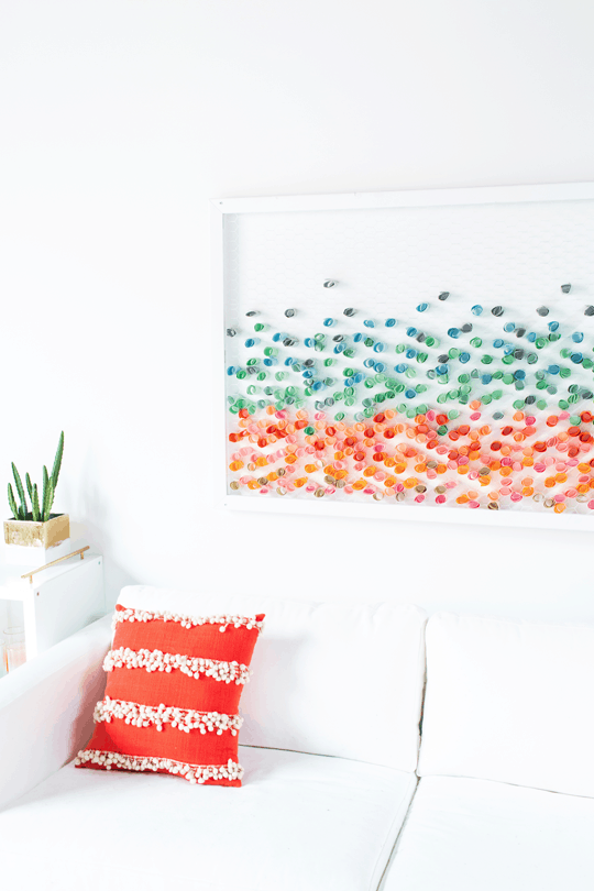 DIY // PAPER-CUT HEART WALL ART — ISOSCELLA