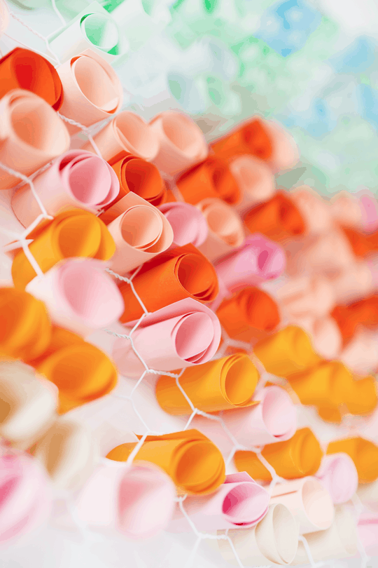 DIY: Paper Wall Art