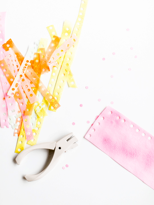 materials and ingredients to make the edible confetti - edible party