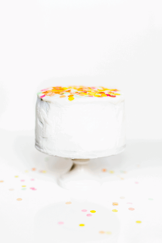 edible confetti toppings on top only - cake and confetti 