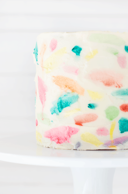 How to Make a Watercolor Cake