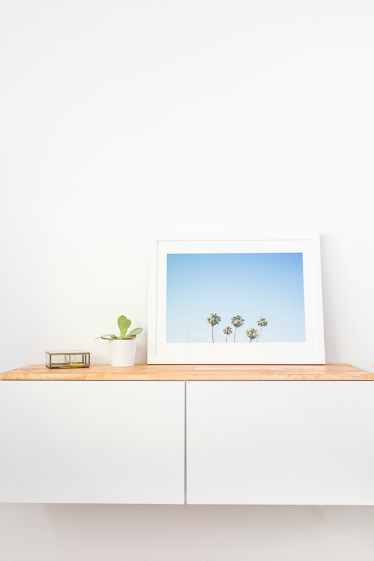 DIY Ikea Hack Floating Credenza by Top Houston Lifestyle Blogger Ashley Rose #ikea #hack #credenza #homediy #homedecor #floatingcredenza #diy