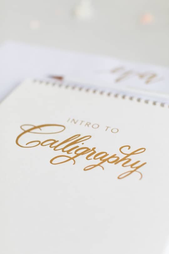 houston calligraphy workshop | sugarandcloth.com