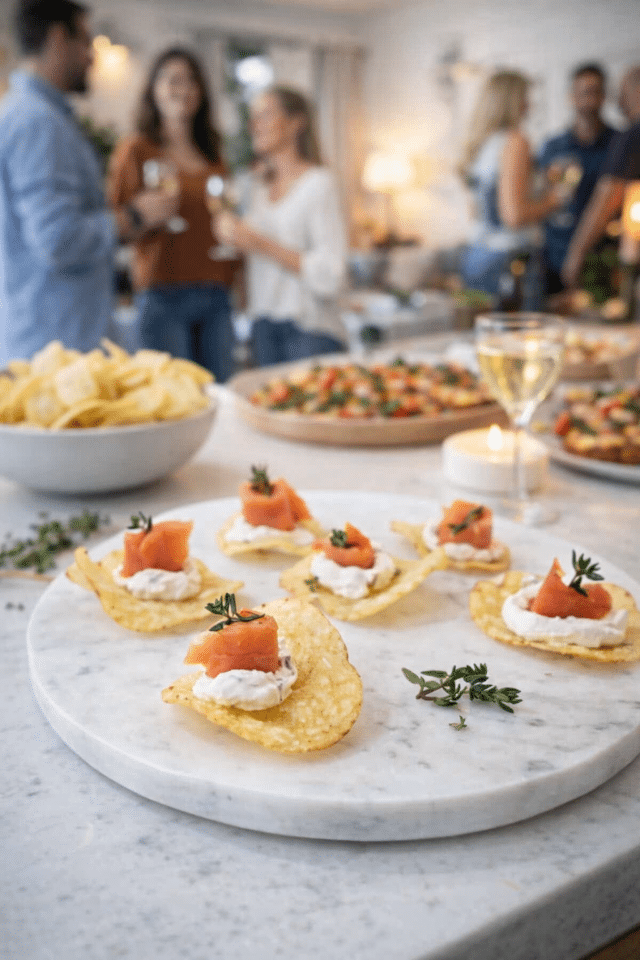 5 Minute Appetizers with Potato Chips Recipes