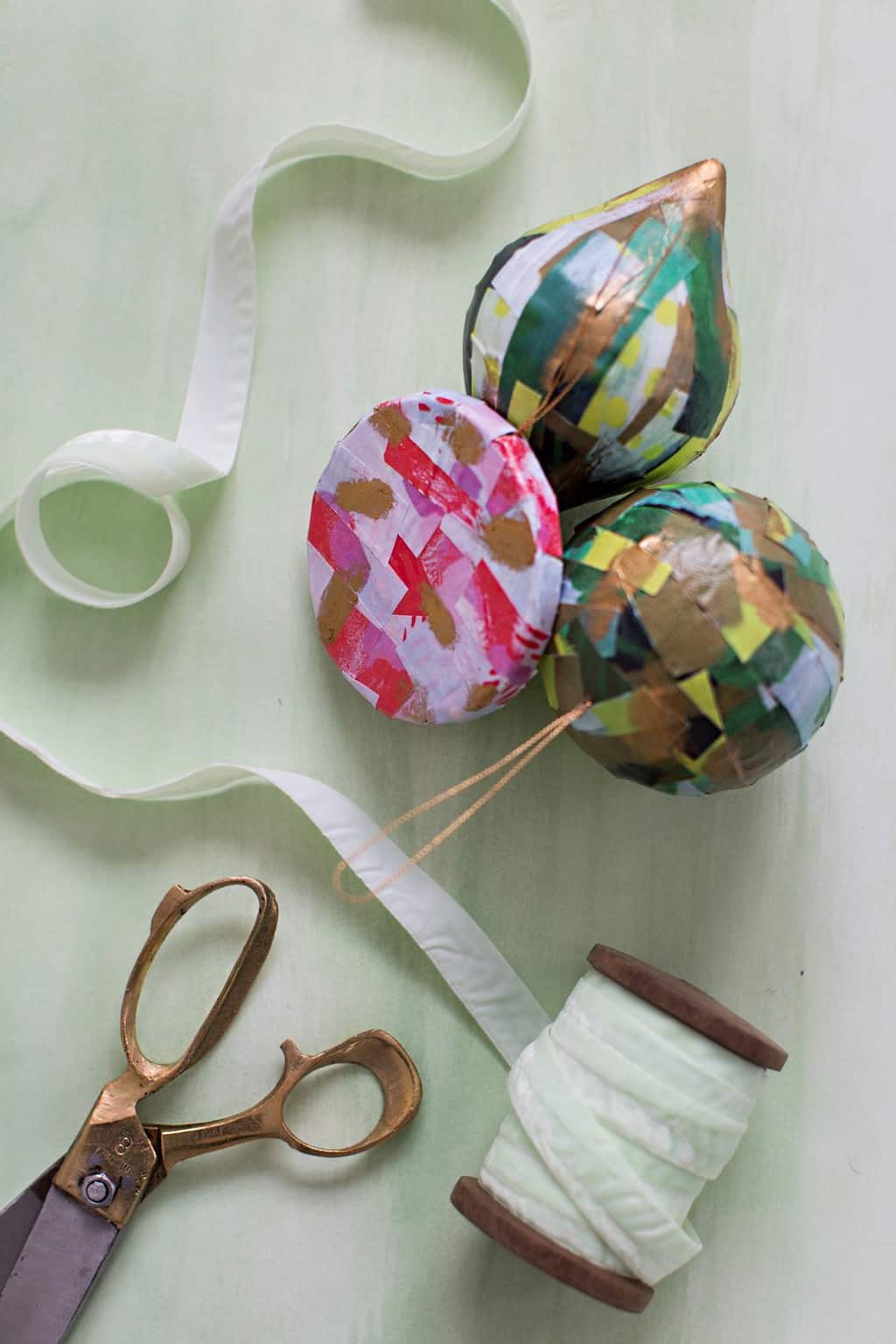 DIY Gift Wrap Ornaments for Anthropologie! Sugar & Cloth