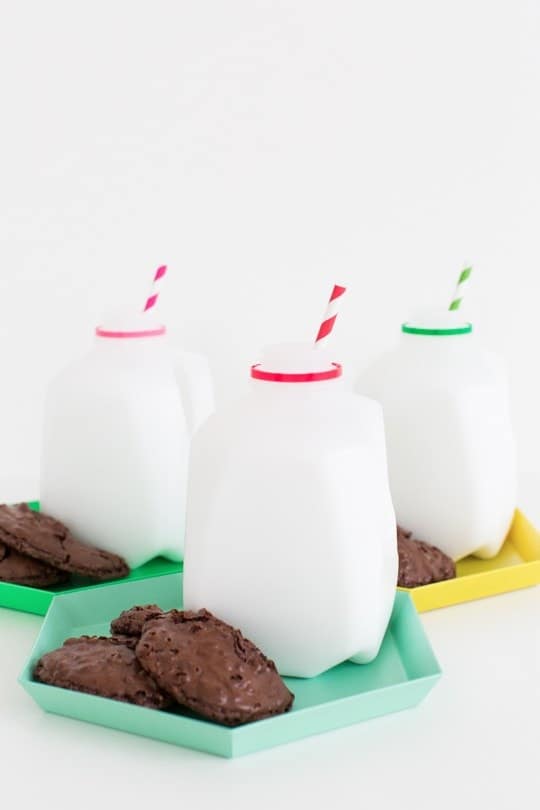 DIY Santa Milk & Cookies Idea