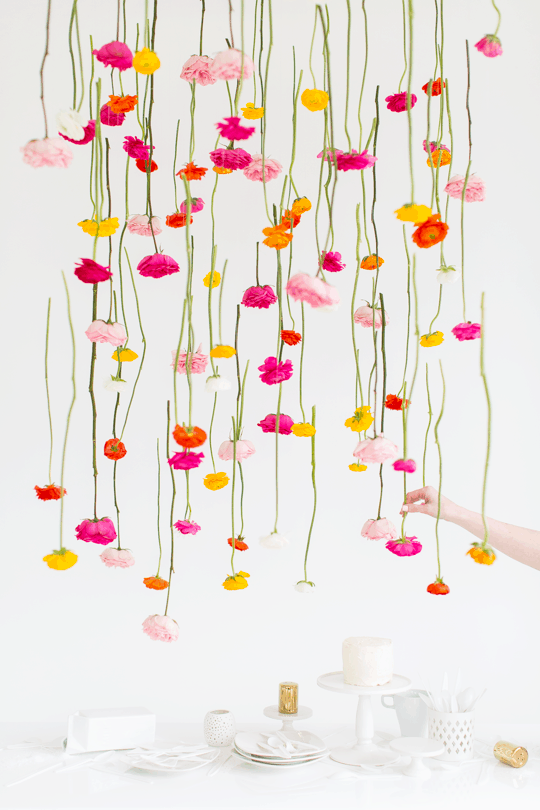 hanging flower art