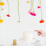 DIY hanging floral installation | sugar and cloth