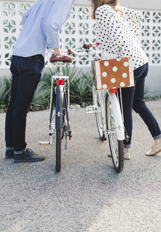 couple date day idea with biking and a picnic | sugar and cloth