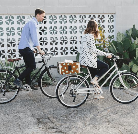 couple date day idea with biking and a picnic | sugar and cloth