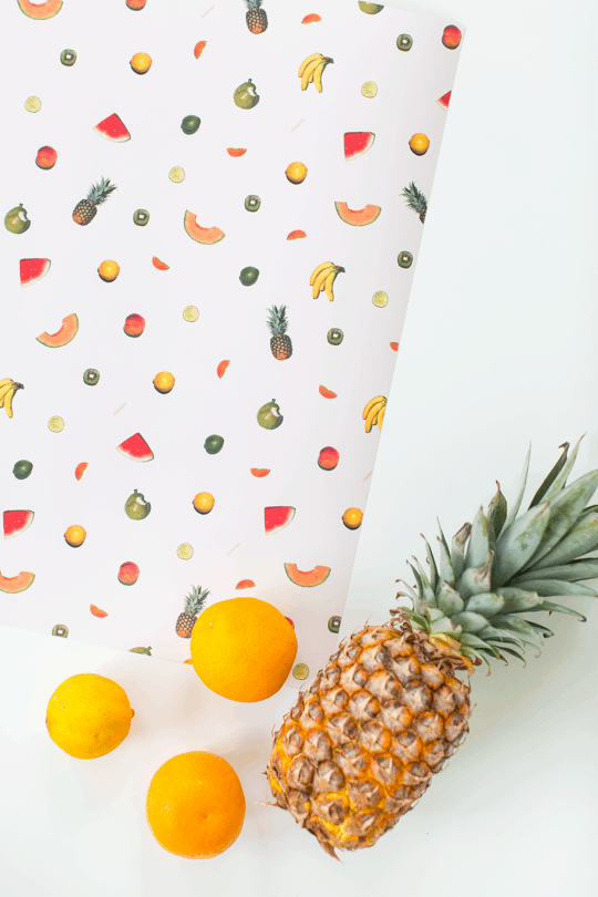 DIY printable fruit wall art | sugar & cloth