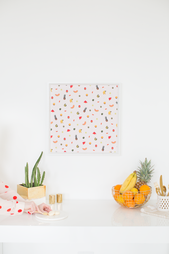 DIY Printable Fruit Wall Art