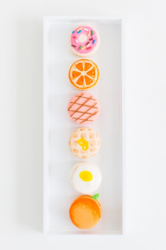 DIY brunch macarons | sugar & cloth