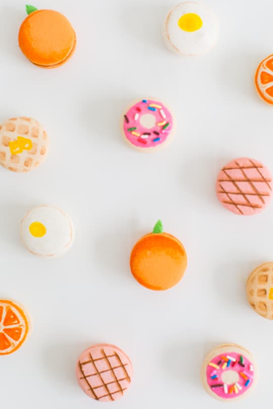 DIY brunch macarons | sugar & cloth