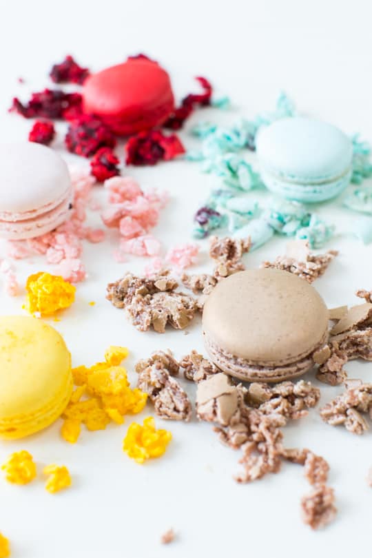 homemade macaron ice cream recipe | sugar & cloth