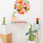 DIY pom pom wall hang | sugar & cloth