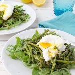 Asparagus & Poached Egg Salad Recipe | sugar & cloth