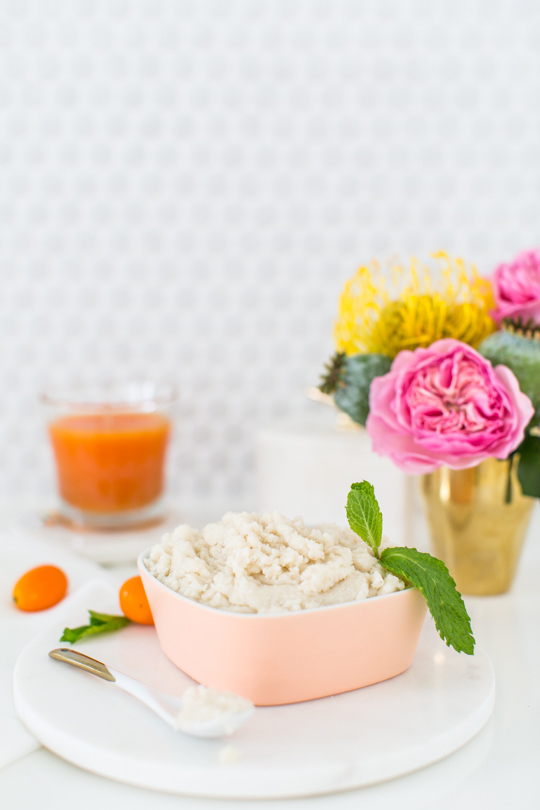 DIY vanilla orange mint body scrub recipe | sugar & cloth