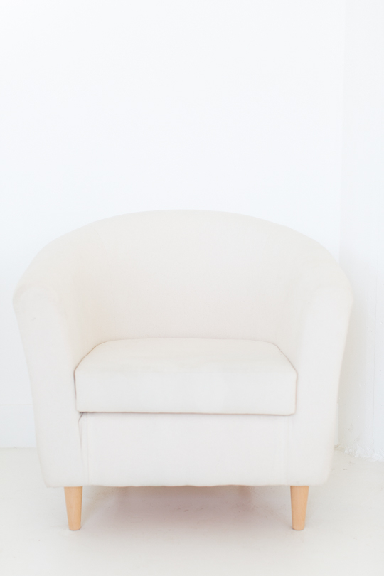 white chair - diy chair paint designs