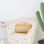 DIY patterned chair makeover | sugar & cloth