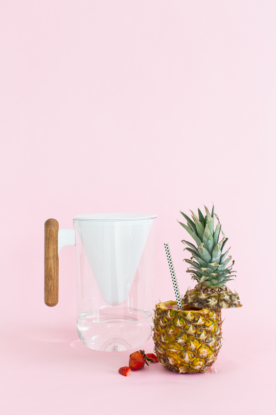 5 flavored water recipes & DIY fruit cups | sugar & cloth