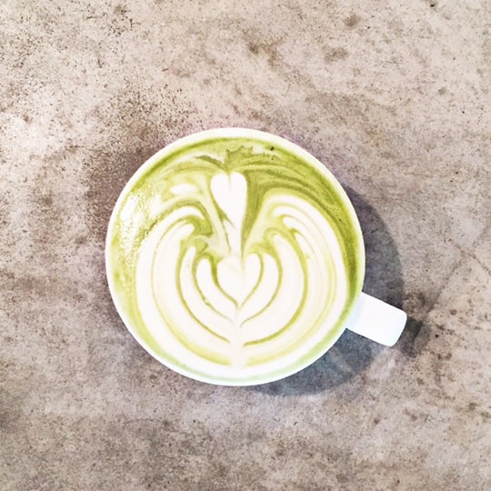 matcha green tea latte