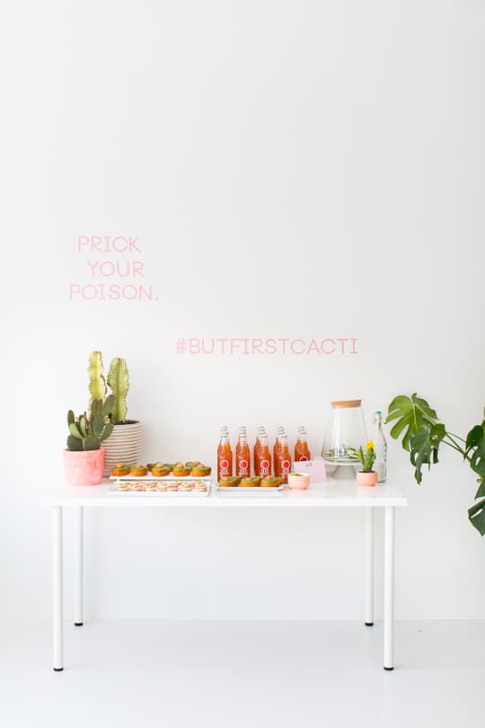 a cactus inspired brunch party | sugar & cloth