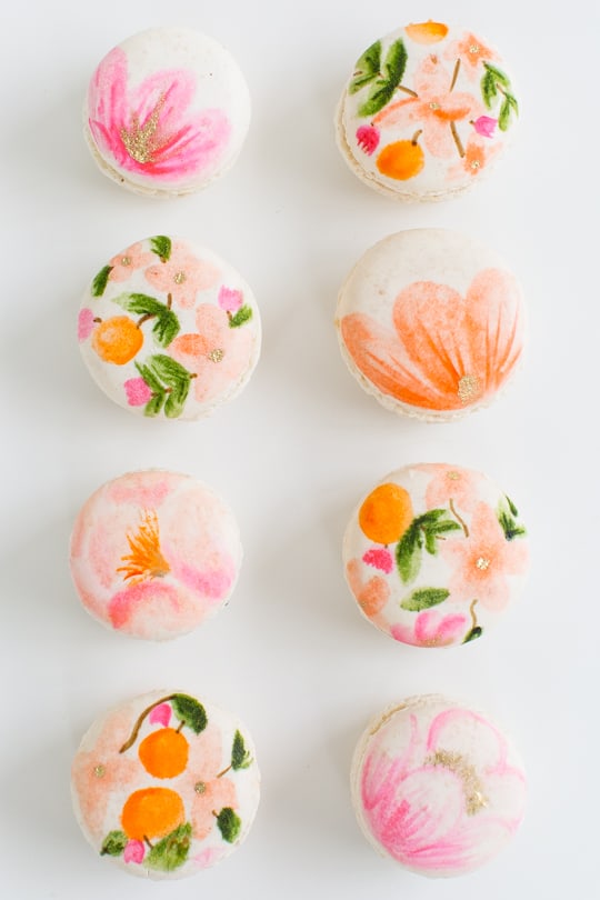 DIY floral macarons | sugar & cloth
