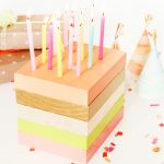 DIY wooden birthday cake decor | sugar & cloth