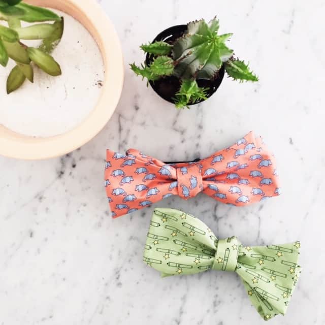 awesome patterned bow ties from Paris Texas Co. 