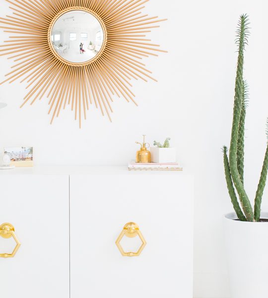 retro DIY sidetable - Sugar & Cloth