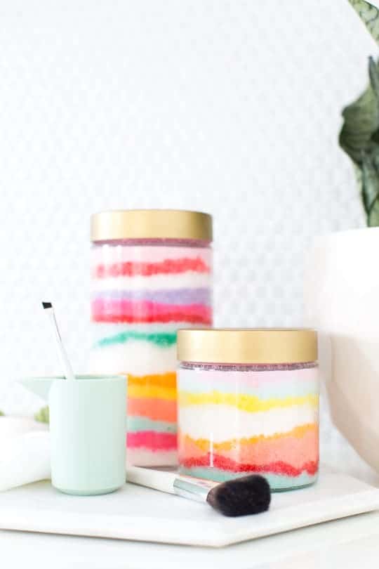 Sand Art DIY Sugar Scrub