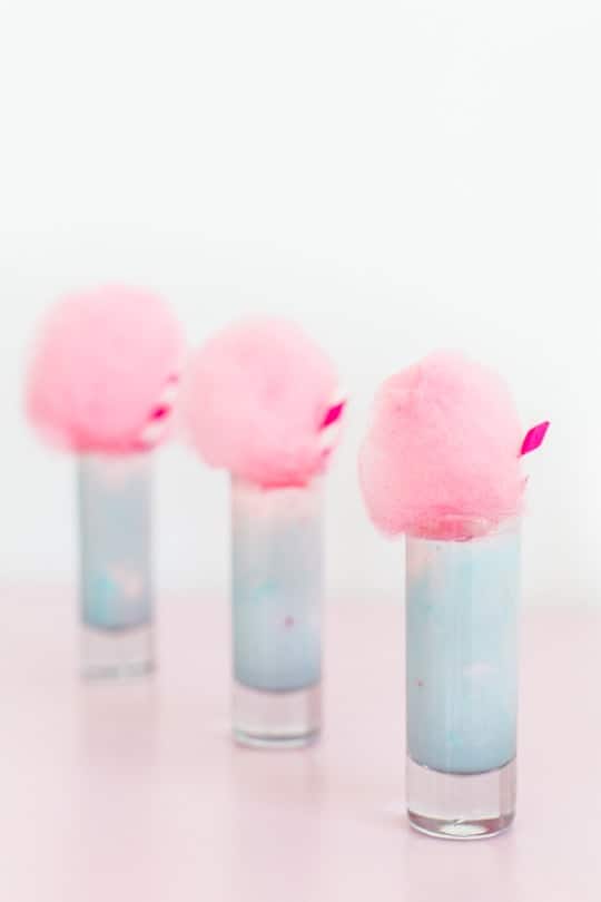 Cotton Candy Ice Cream Shots Recipe