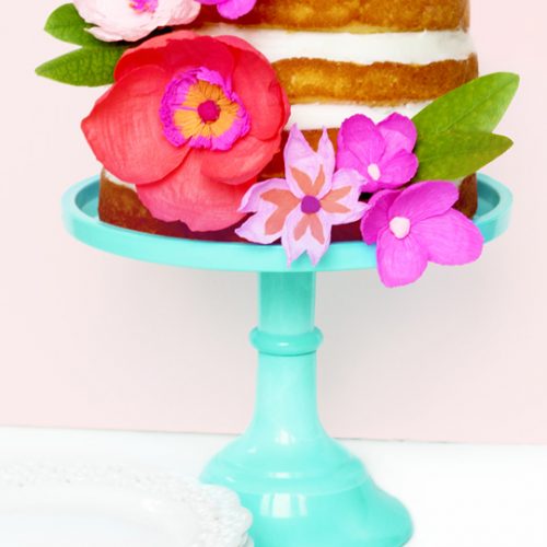 How To Make DIY Paper Flower Cake Topper — Sugar & Cloth DIY