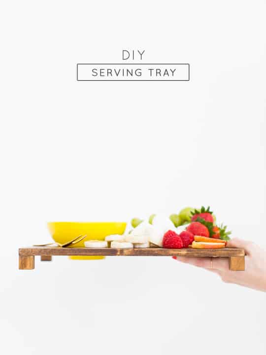 DIY serving tray - Sugar & Cloth - Entertaining