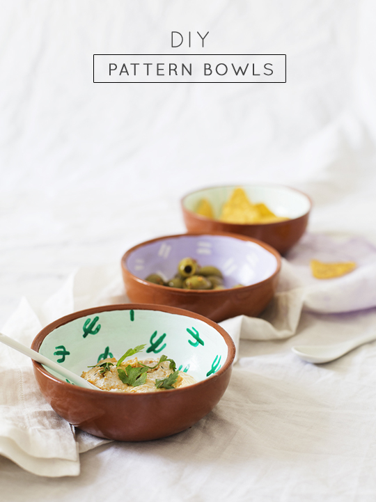 Fancy Fiesta: DIY Pattern Bowls