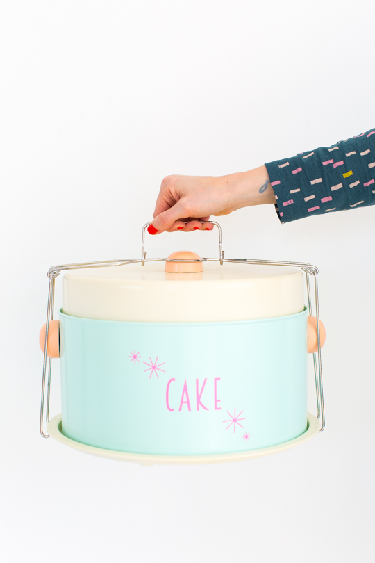 DIY retro cake carrier | sugar & cloth