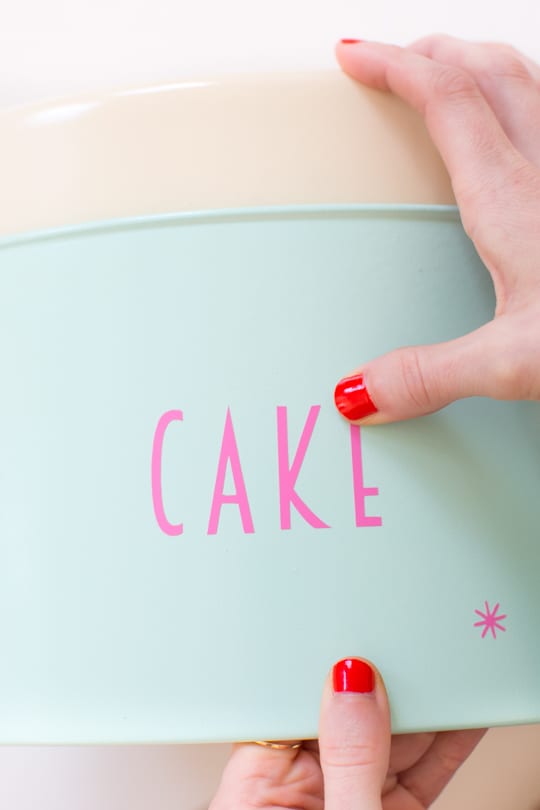 DIY retro cake carrier | sugar & cloth