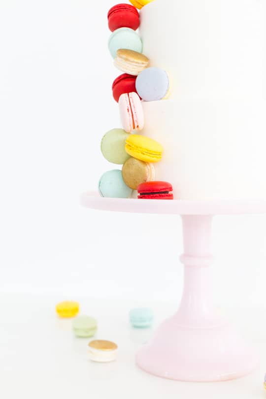 DIY Macaron Cake - Sugar & Cloth - Ashley Rose