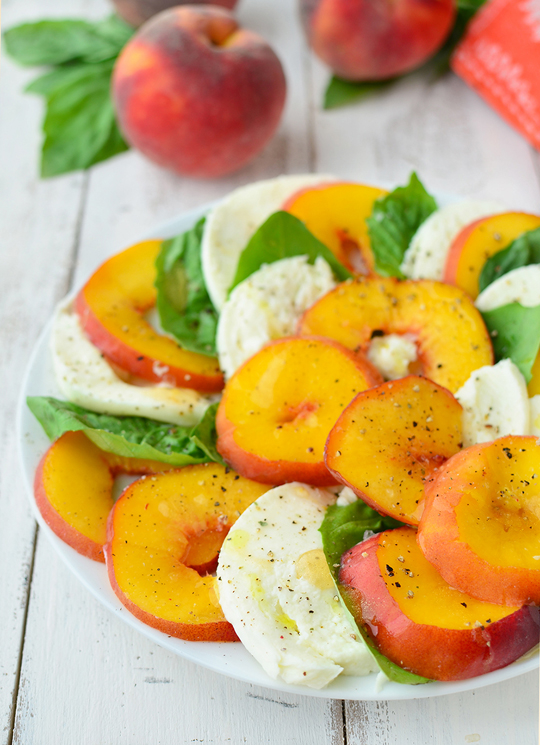 Peach Caprese Salad Recipe