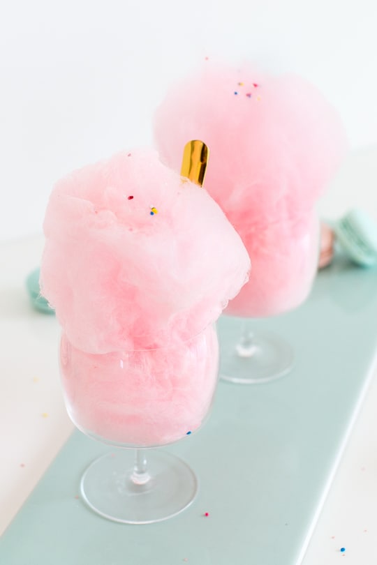 How To Make Spiked Cotton by Top Houston Lifestyle Blogger Ashley Rose #cottoncandy #floss #party #fun #spiked #diy #recipe #infused #sugar