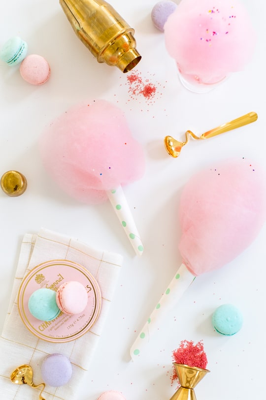 How To Make Spiked Cotton by Top Houston Lifestyle Blogger Ashley Rose #cottoncandy #floss #party #fun #spiked #diy #recipe #infused #sugar