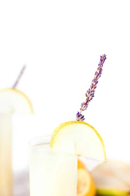 vodka pear lavender lemonade recipe - sugar & cloth