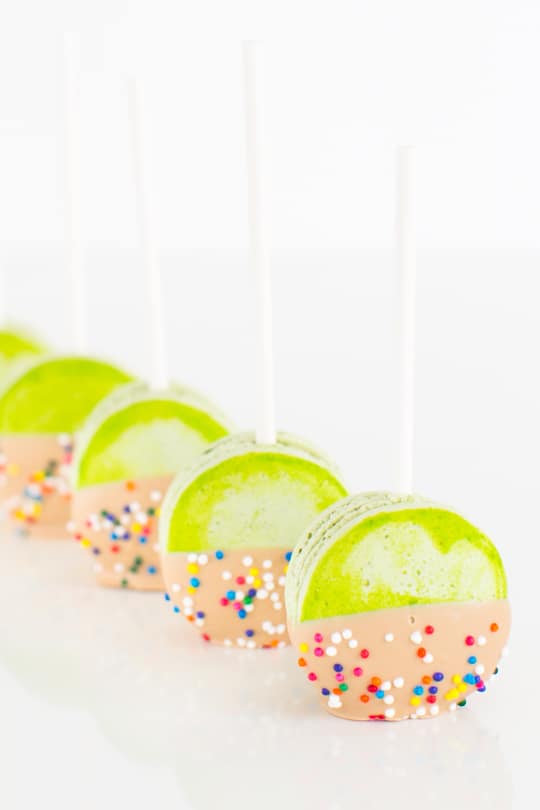 DIY Candied Apple Macarons- Sugar and Cloth
